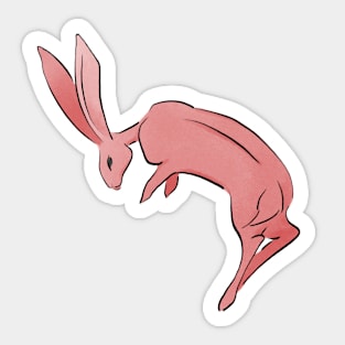 Dancing Red Rabbit Sticker